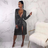 Silver Tassel Dress