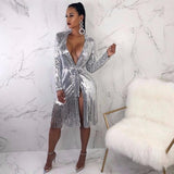 Silver Tassel Dress