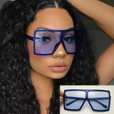 Big Flat Sunglasses