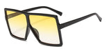 Big Flat Sunglasses