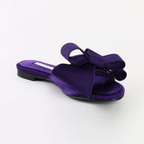 Wearing Flat Slippers