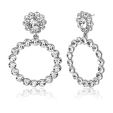Crystal Round Earrings