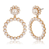 Crystal Round Earrings