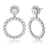 Crystal Round Earrings