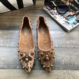 Crystal  Flats Shoes