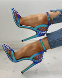 Sexy Blue Sandals