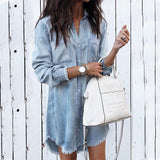 Denim Shirt Dress