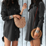 Denim Shirt Dress