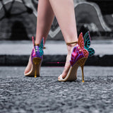 Butterfly High Heels Shoes