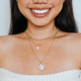 Multilayer Cross Gold Necklaces