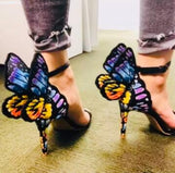 Butterfly High Heels Shoes