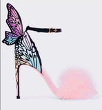 Butterfly High Heels Shoes