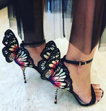 Butterfly High Heels Shoes