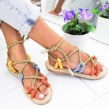 Lace Up Gladiator Sandals
