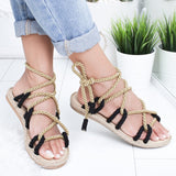 Lace Up Gladiator Sandals