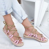 Lace Up Gladiator Sandals