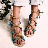 Lace Up Gladiator Sandals