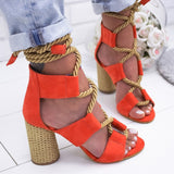 High Heels Gladiator Sandals