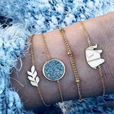 Crystal Bead Bracelet
