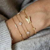 Gold Moon Bracelet Set