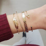 Gold Moon Bracelet Set