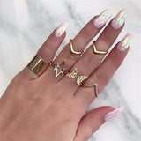Fashion Gold Finger Rings