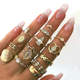 Fashion Gold Finger Rings