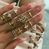 Fashion Gold Finger Rings