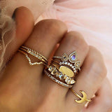 Fashion Gold Finger Rings