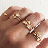 Fashion Gold Finger Rings