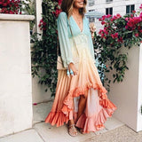 Gradient Sexy Dress