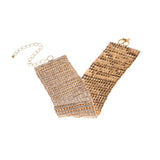 Geometric Gold Bracelets